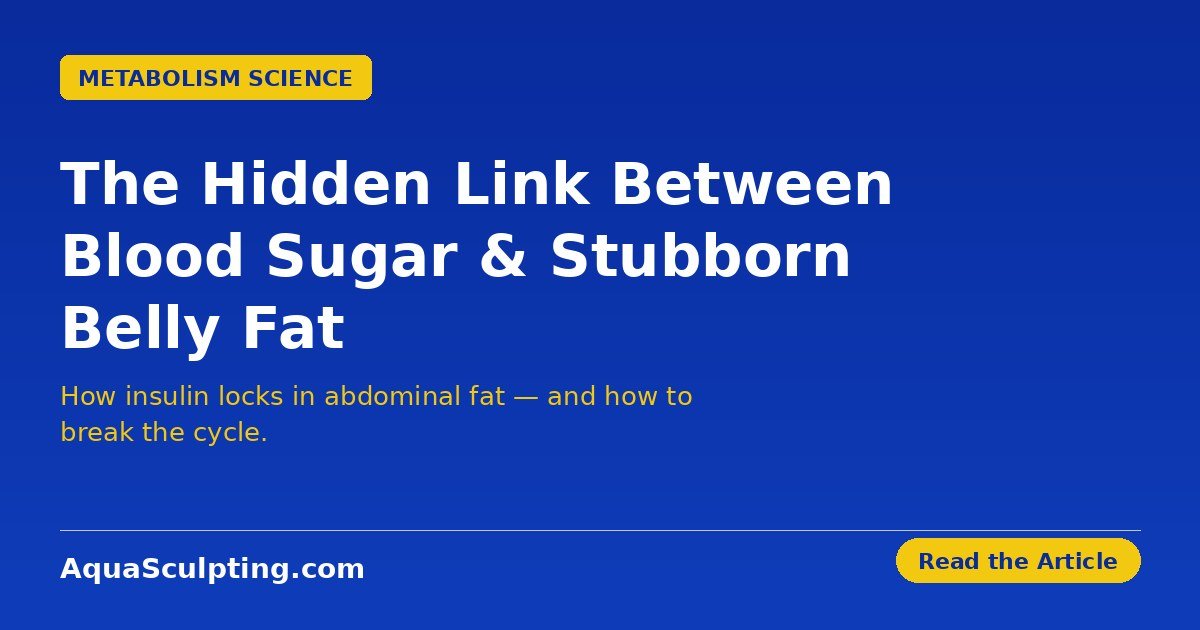 The hidden link between blood sugar and stubborn belly fat — AquaSculpting.com