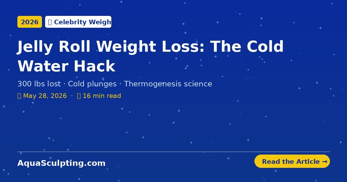 Jelly Roll weight loss — Cold Water Hack — AquaSculpting.com